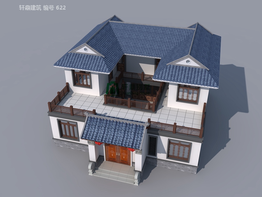 1高端帶院中式自建別墅設(shè)計圖8.jpg 1高端帶院中式自建別墅設(shè)計圖8.jpg