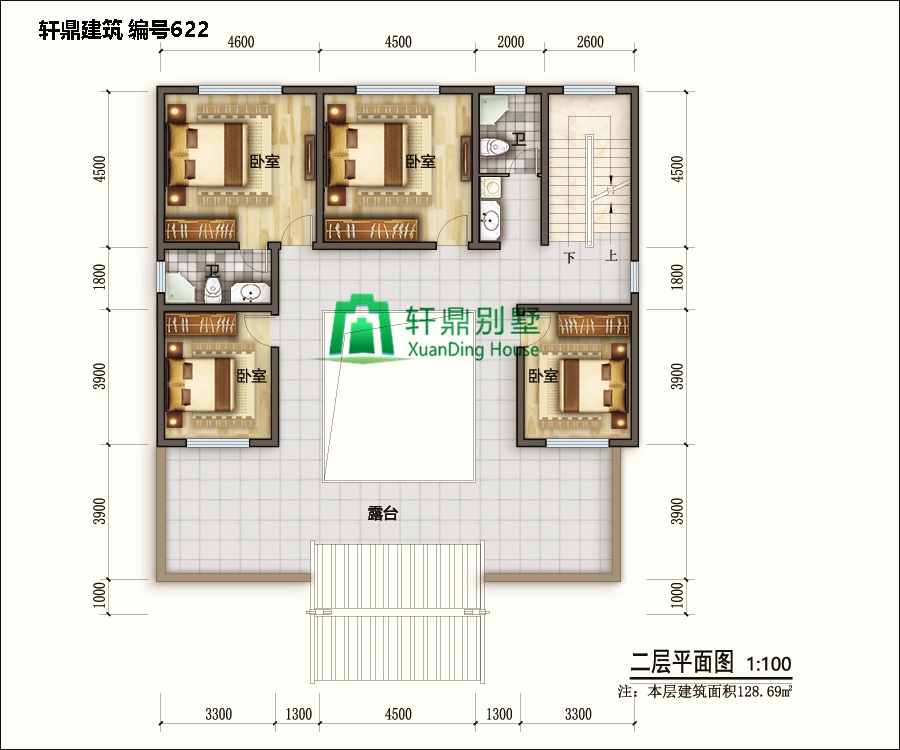 高端帶院中式自建別墅設(shè)計圖2.jpg 高端帶院中式自建別墅設(shè)計圖2.jpg