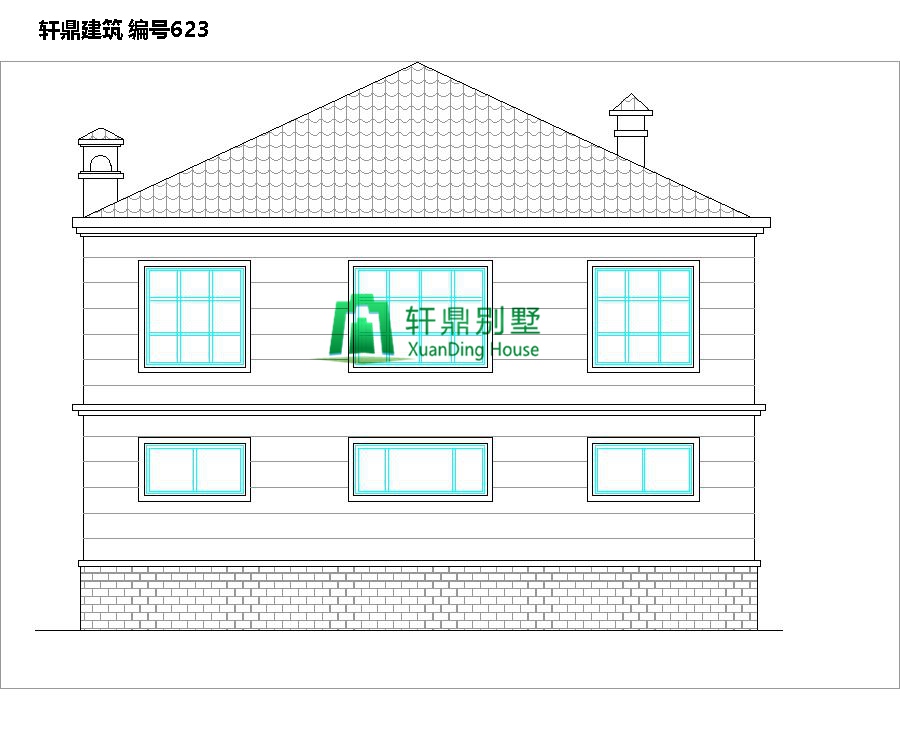 二層田園風格自建別墅設計施工圖2.jpg 二層田園風格自建別墅設計施工圖2.jpg