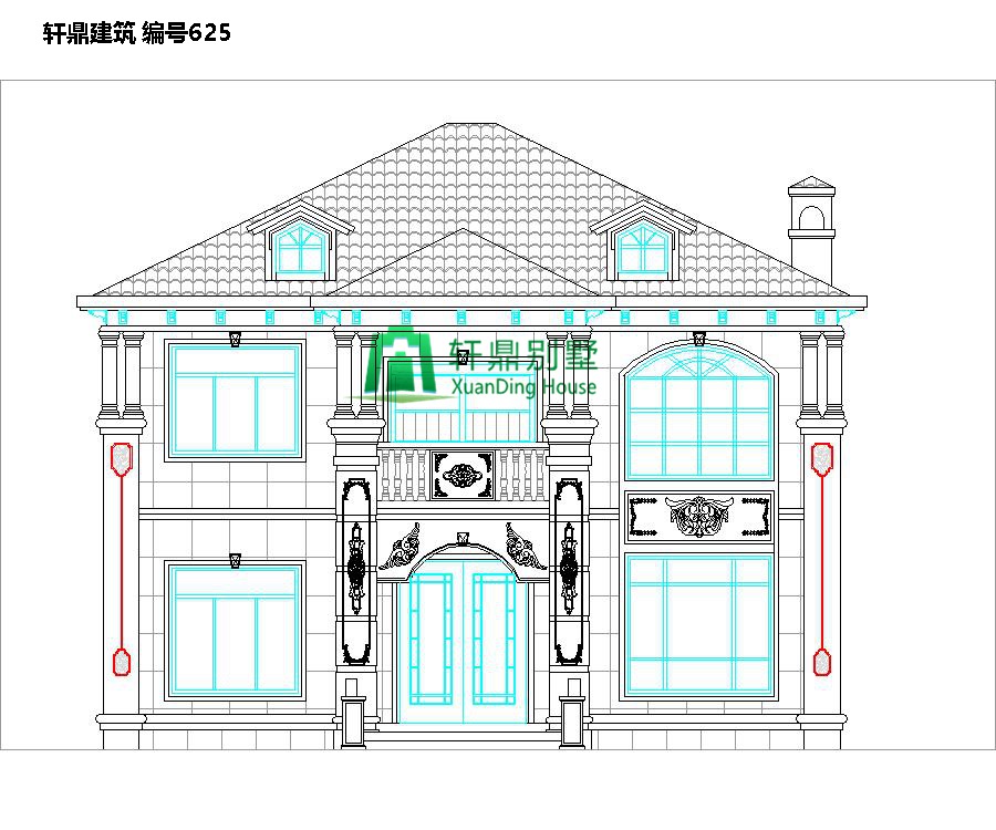 小戶型歐式自建別墅設計圖1.jpg 小戶型歐式自建別墅設計圖1.jpg