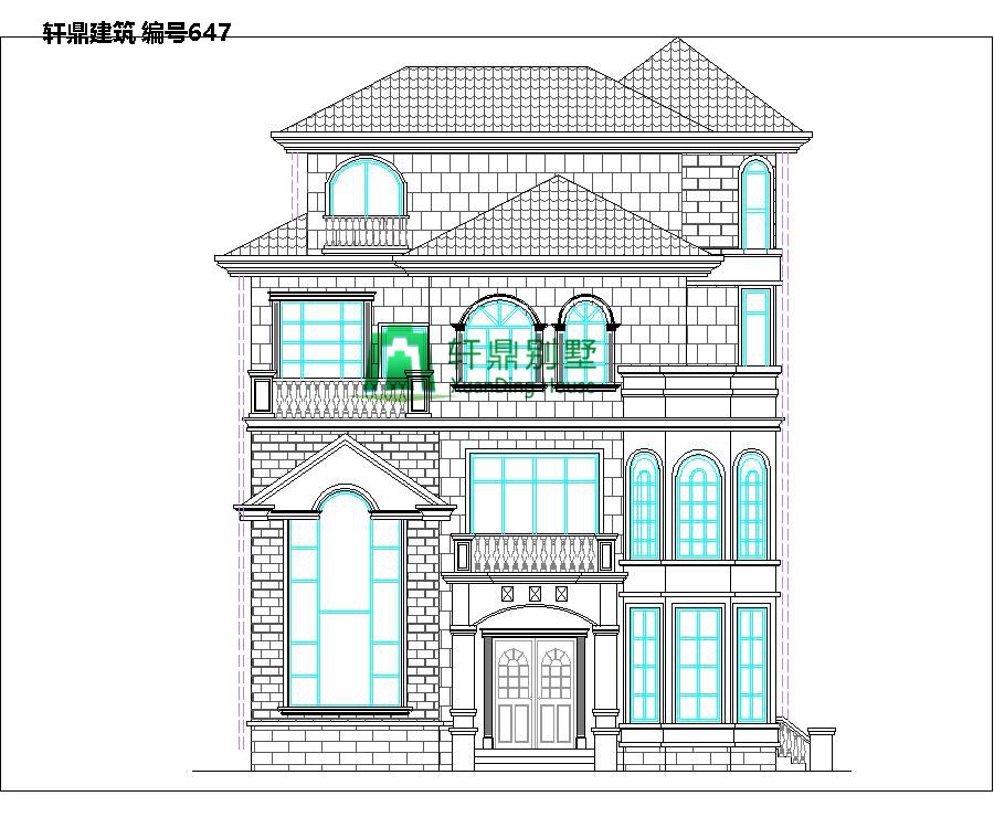 歐式三層半自建別墅設(shè)計(jì)圖1.jpg 歐式三層半自建別墅設(shè)計(jì)圖1.jpg