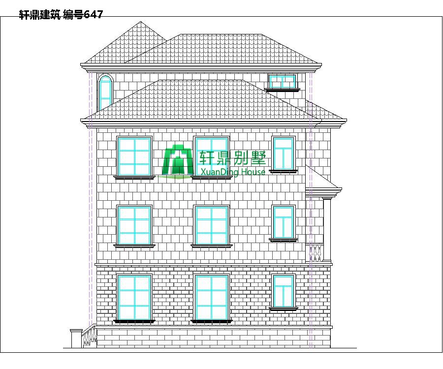 歐式三層半自建別墅設(shè)計(jì)圖2.jpg 歐式三層半自建別墅設(shè)計(jì)圖2.jpg