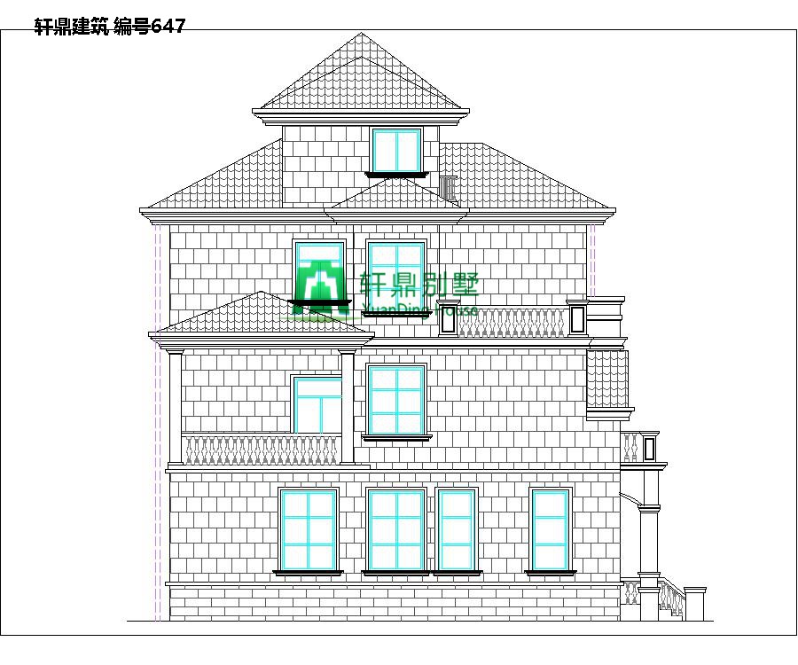 歐式三層半自建別墅設(shè)計(jì)圖4.jpg 歐式三層半自建別墅設(shè)計(jì)圖4.jpg