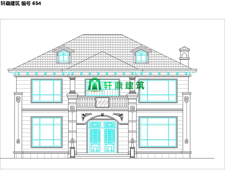 經(jīng)典小二層歐式自建別墅施工圖07.jpg 經(jīng)典小二層歐式自建別墅施工圖07.jpg