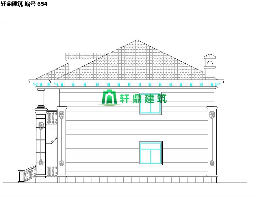 經(jīng)典小二層歐式自建別墅施工圖10.jpg 經(jīng)典小二層歐式自建別墅施工圖10.jpg
