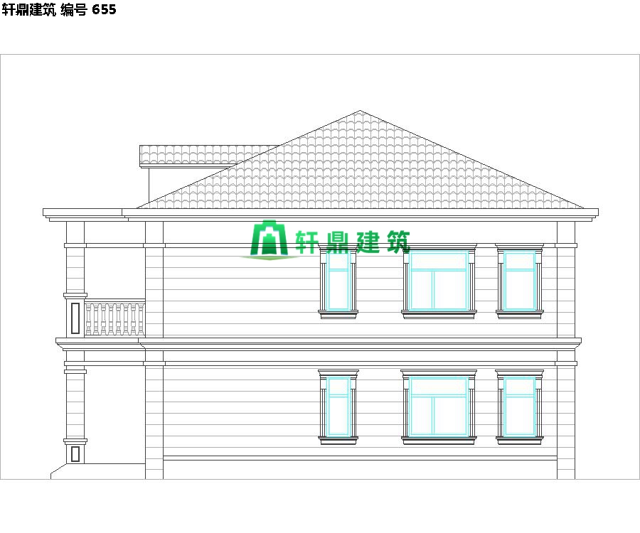 經典現代自建小別墅設計施工圖08.jpg 經典現代自建小別墅設計施工圖08.jpg