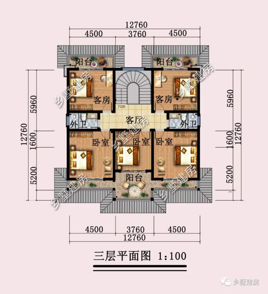 三層新中式風(fēng)格的農(nóng)村自建別墅設(shè)計(jì) 三層新中式風(fēng)格的農(nóng)村自建別墅設(shè)計(jì)