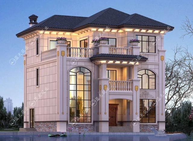 三層歐式農村自建房設計圖 三層歐式農村自建房設計圖