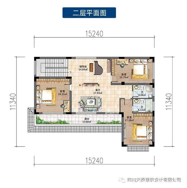 自建農村二層別墅設計 自建農村二層別墅設計