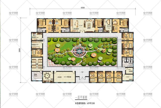 農村中式四合院別墅設計 農村中式四合院別墅設計