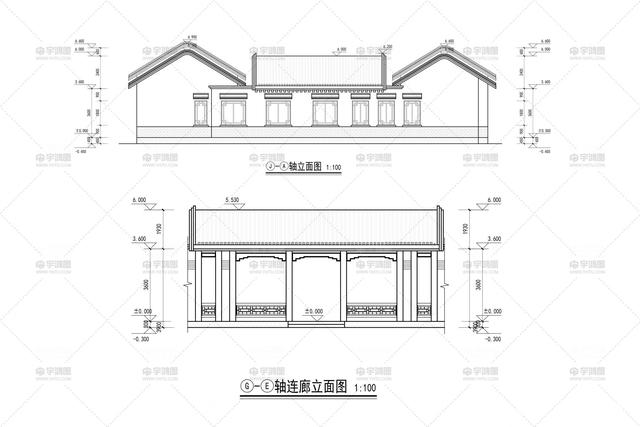 農村中式四合院別墅設計 農村中式四合院別墅設計