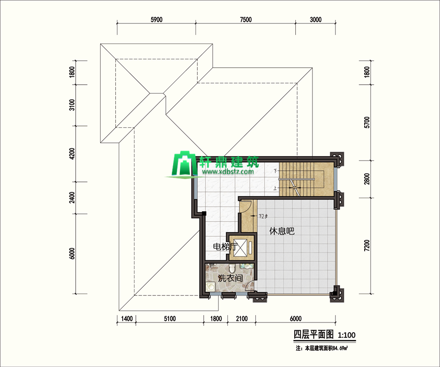 四層平面圖 四層平面圖