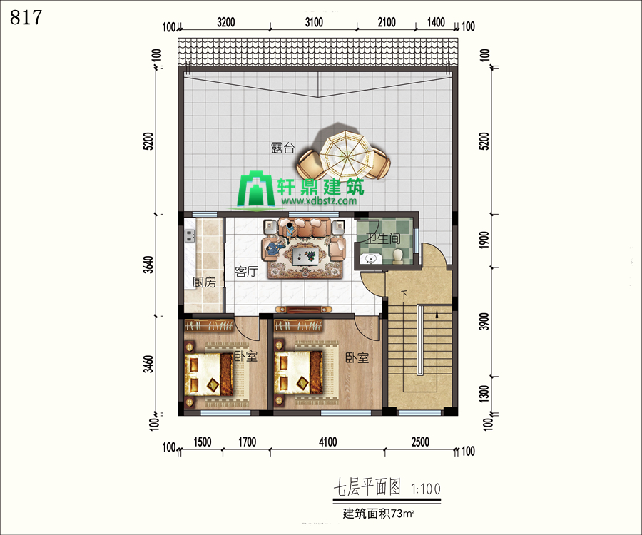 七層平面圖 七層平面圖