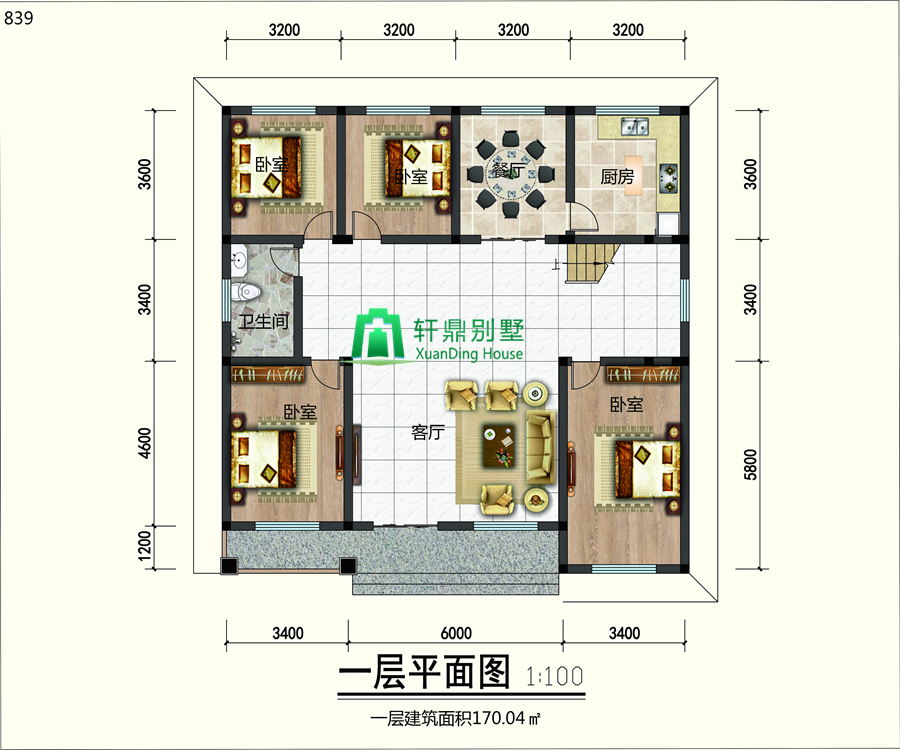 一層平面圖 一層平面圖