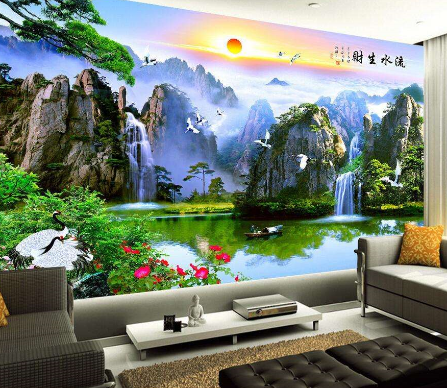 電視背景墻可以用山水畫嗎.png 電視背景墻可以用山水畫嗎.png